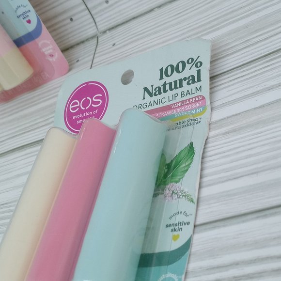 eos Evolution of Smooth Lip Balm- Birthday Cake + 100% Natural Organic - Picture 3 of 3